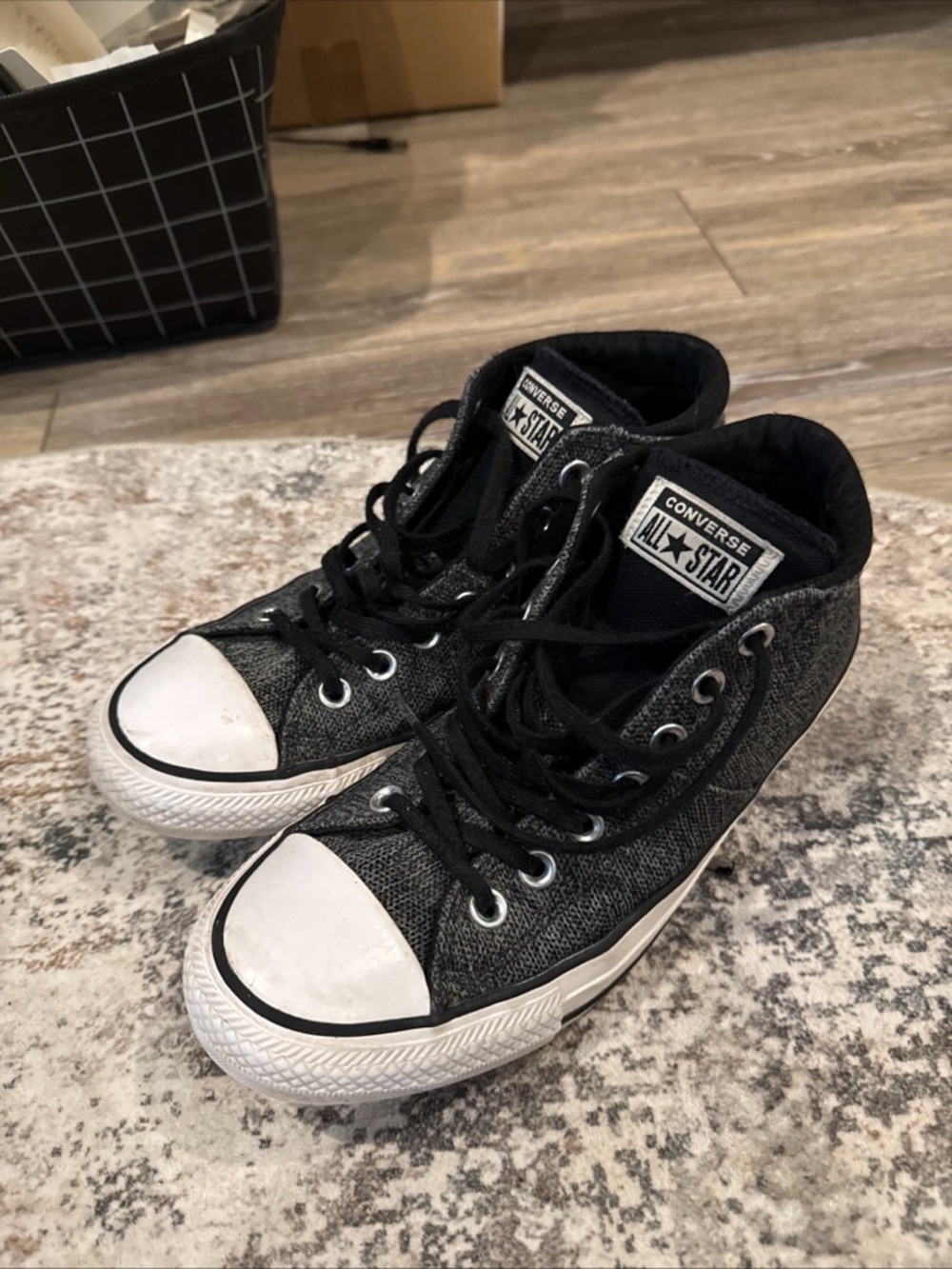 Converse women’s black High Top All Star Sneakers